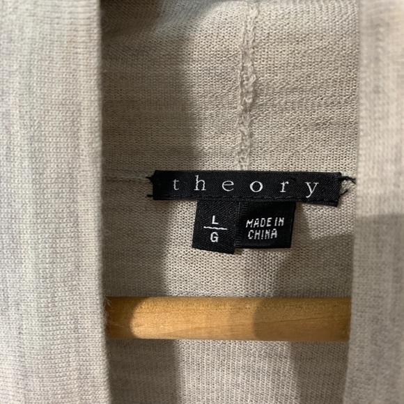 Theory Maritza B Preen Drape Cardigan - Picture 7 of 9